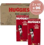 Baby Diapers Size 1 (8-14 lbs), 198ct, Huggies Little Snugglers Newborn Diapers - Image 2